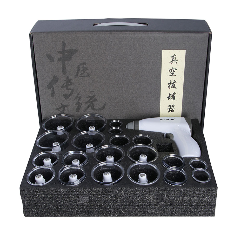 Cupping Therapy Set - ชุดถ้วยนวดกระป๋องไฟฟ้า 24 ชิ้น พร้อมเครื่องนวดตัวแบบสุญญากาศ ถ้วยดูด ชุดอุปกรณ์ฝังเข็มบำบัด