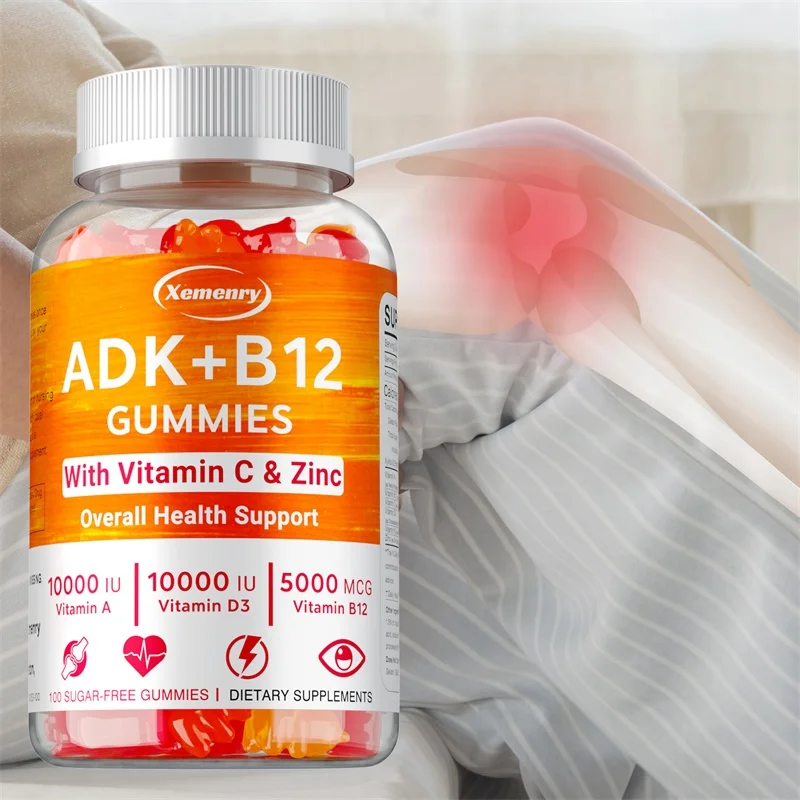 Health Wellness Solutions - วิตามินดี3 เค2 + วิตามินบี12 แบบกัมมี่ -