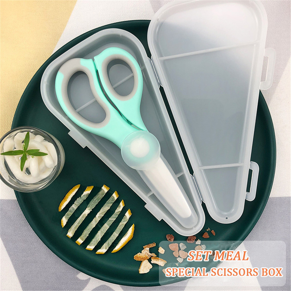 แบบพกพาเซรามิคกรรไกรเด็กอาหาร  - Health Wellness Solutions บทวิจารณ์และราคา