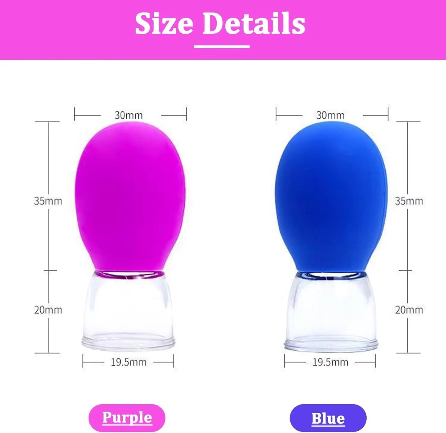 ถ้วยนวดหน้าซิลิโคนขนาดเล็กแบบพ - Cupping Therapy Set บทวิจารณ์และราคา