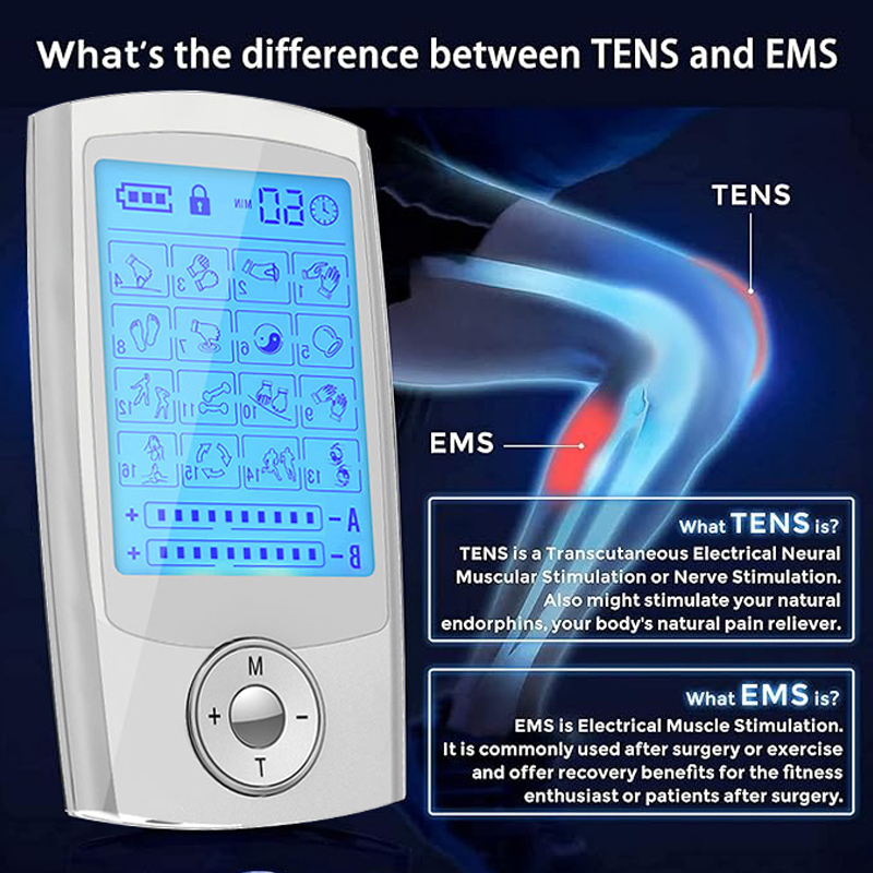 เครื่องกระตุ้นกล้ามเนื้อ TENS  - Tens Pain Relief Unit บทวิจารณ์และราคา