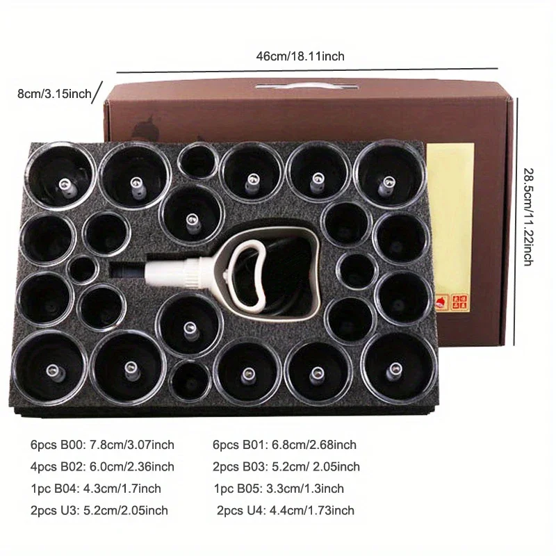 24 ถ้วยสูญญากาศ Cupping ชุดนวด - Cupping Therapy Set บทวิจารณ์และราคา