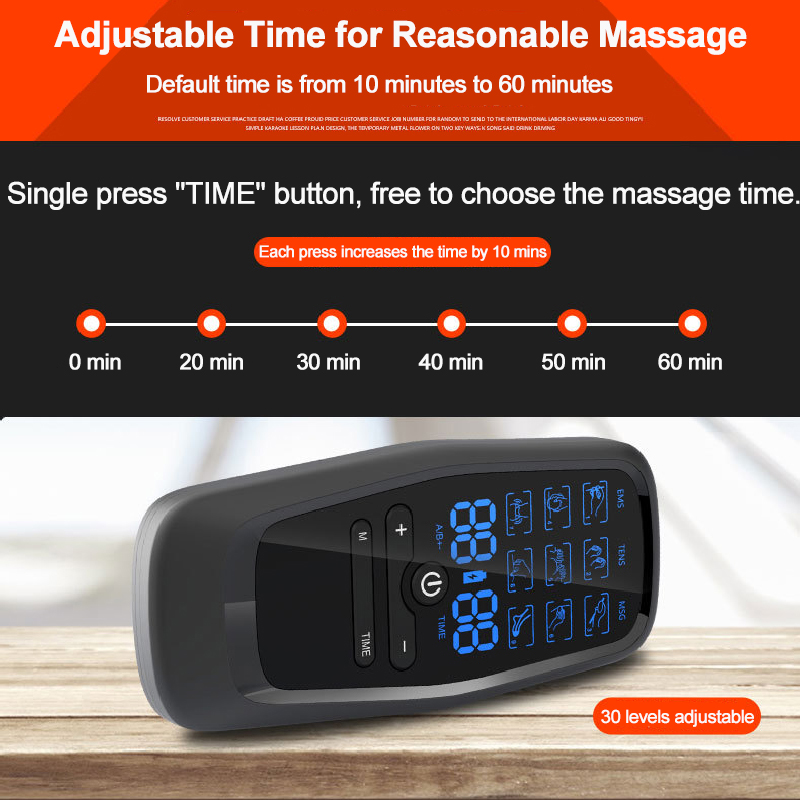 EMS กล้ามเนื้อ Electrostimulat - Tens Pain Relief Unit บทวิจารณ์และราคา