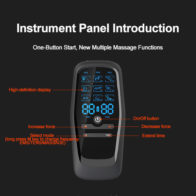 EMS กล้ามเนื้อ Electrostimulat - Tens Pain Relief Unit บทวิจารณ์และราคา