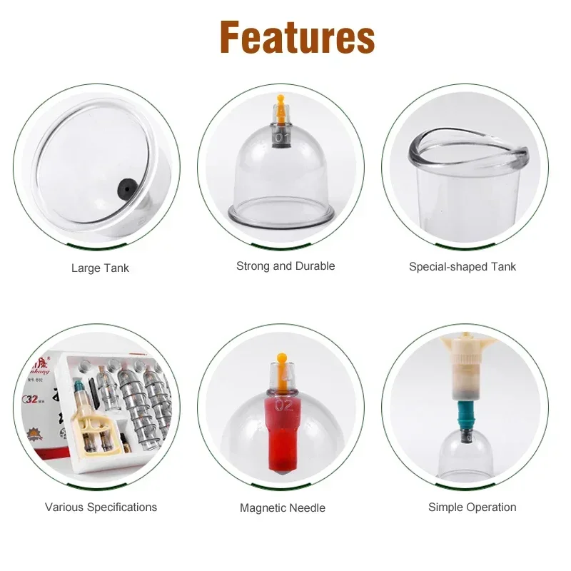 32 ชิ้นสูญญากาศ Cupping ถ้วย B - Cupping Therapy Set บทวิจารณ์และราคา