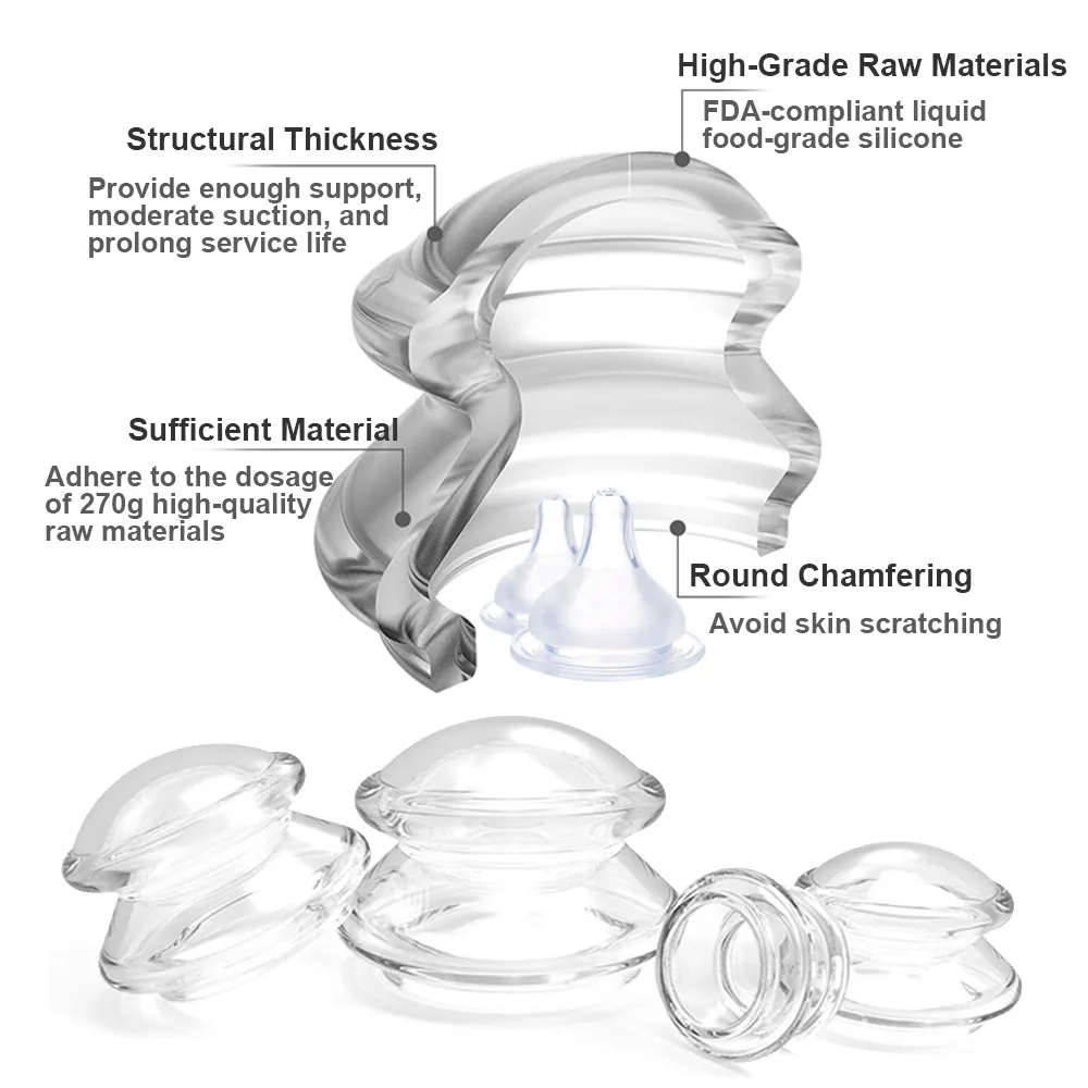 ซิลิโคนนวดถ้วยกระชับสัดส่วน Ve - Cupping Therapy Set บทวิจารณ์และราคา