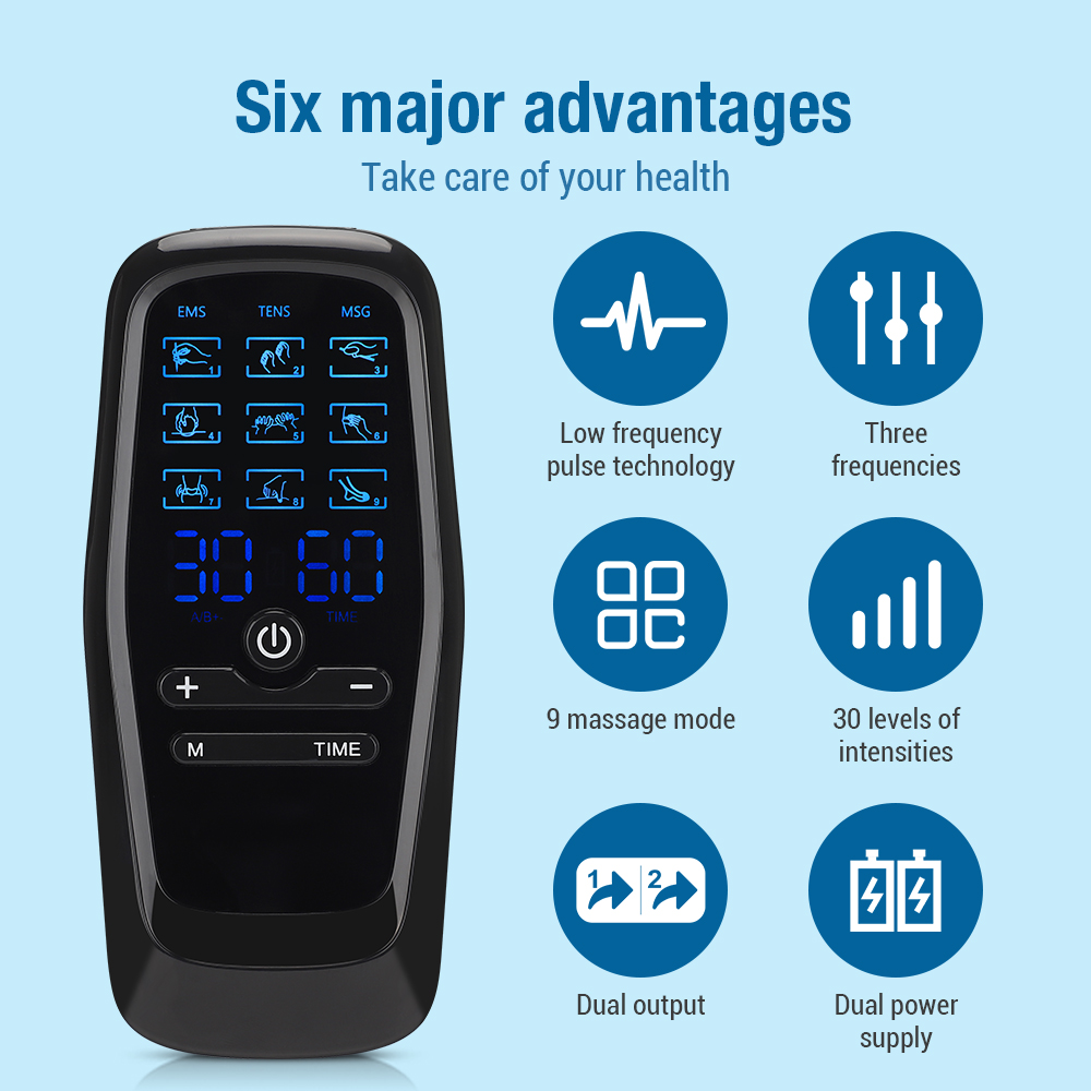 EMS กล้ามเนื้อ Electrostimulat - Tens Pain Relief Unit บทวิจารณ์และราคา